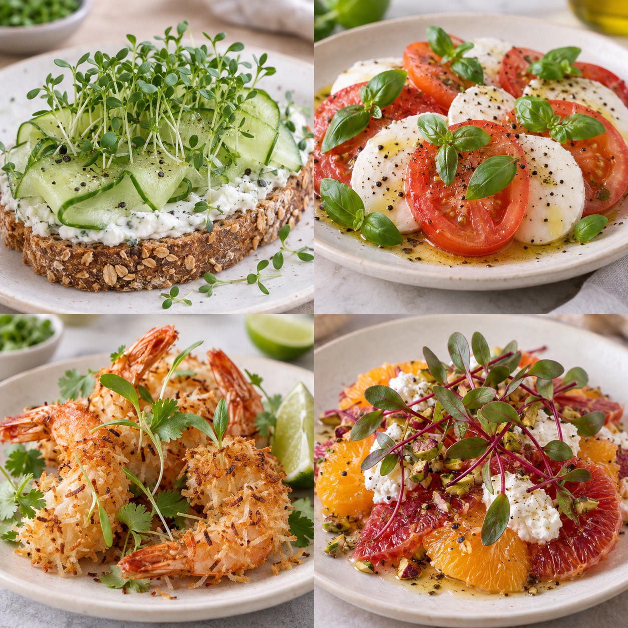 Garden cress: illustrated serving suggestion
